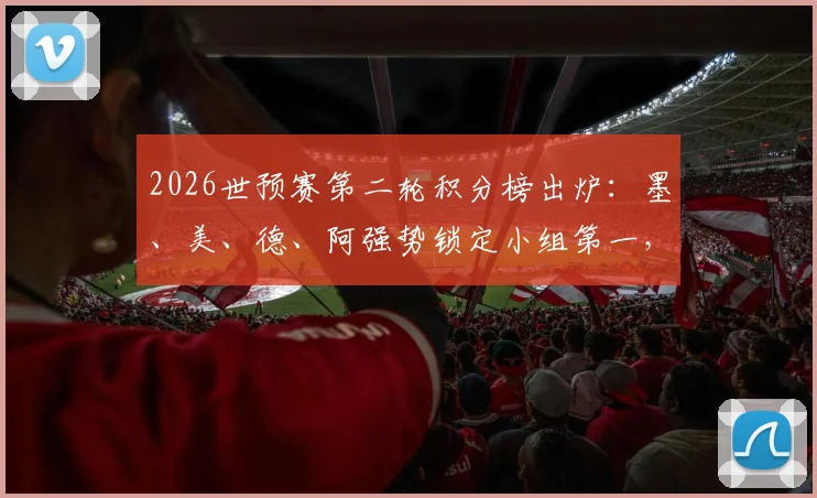 2026世预赛第二轮积分榜出炉:墨、美、德、阿强势锁定小组第一,最新出线形势与对阵前景深度剖析
